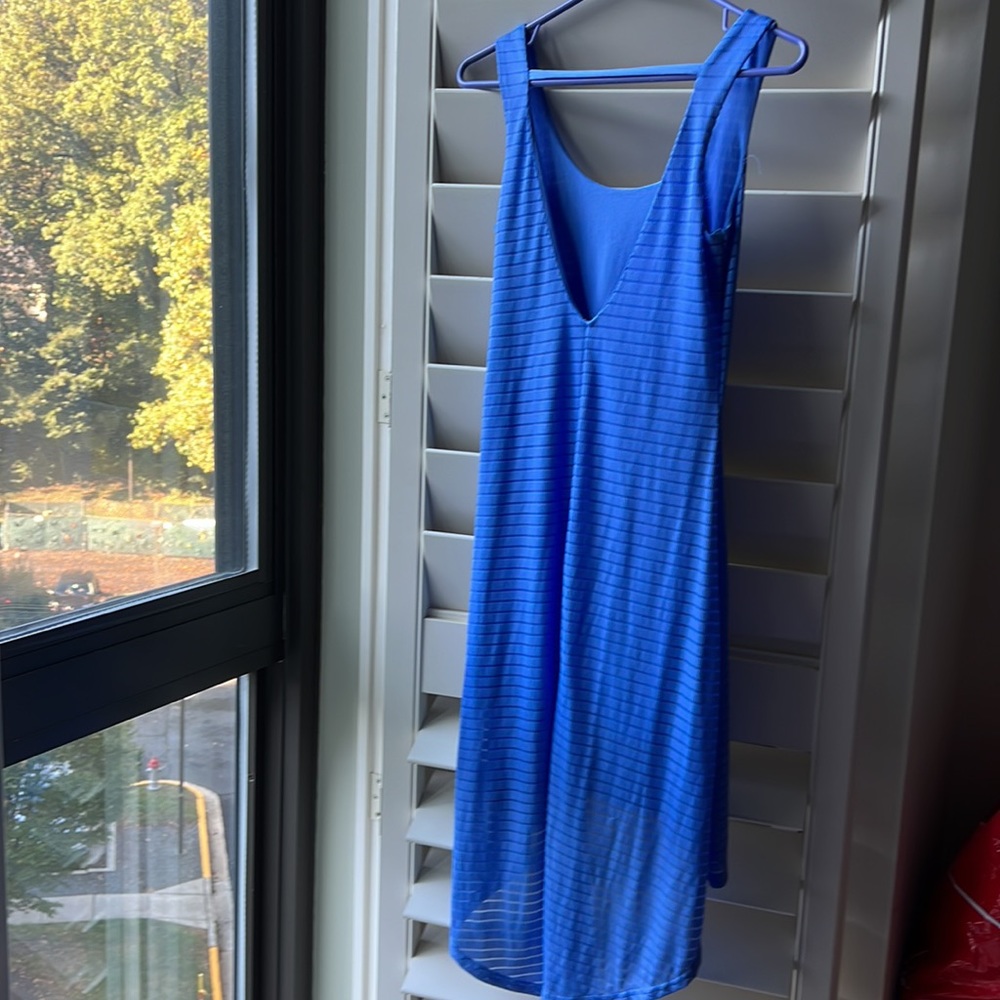 Periwinkle High-Low Deep Back Sundress - Picture 6 of 7